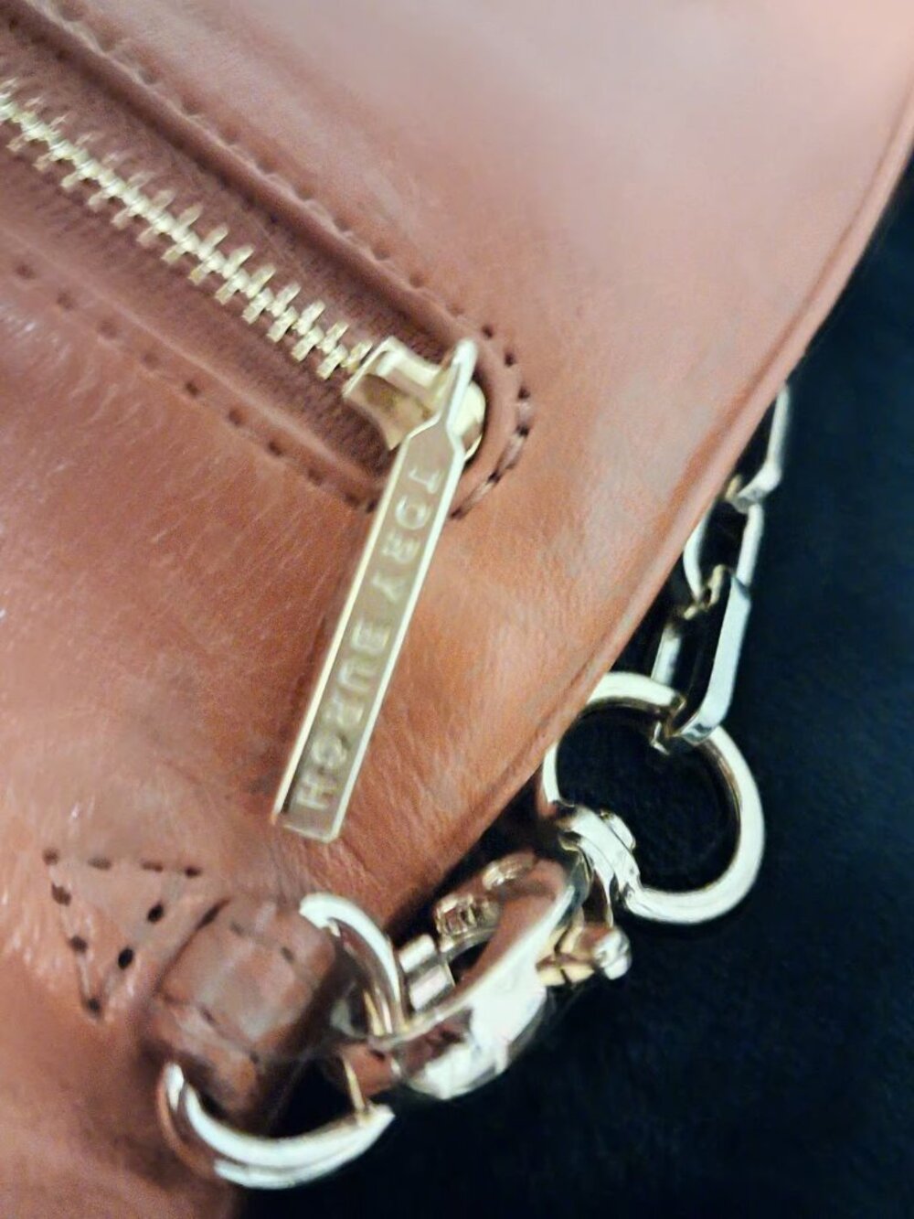 Tory Burch Reva Bombe Clutch - Picture 5 of 6